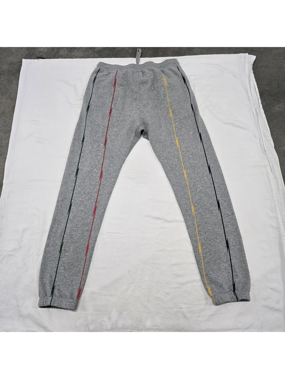 EUC Size MEDIUM The Bay x Toronto Raptors Sweatsuit Hoodie Joggers Set Striped